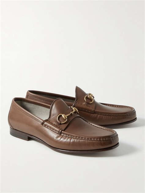 gucci loafers front view|Gucci leather horsebit loafer review.